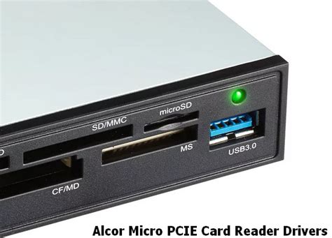 alcorlink pcie card reader